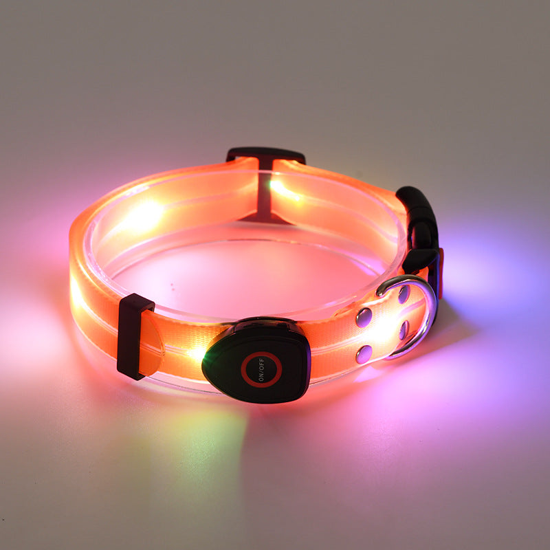 LED Luminous Pet Collar ( USB Rechargeable )