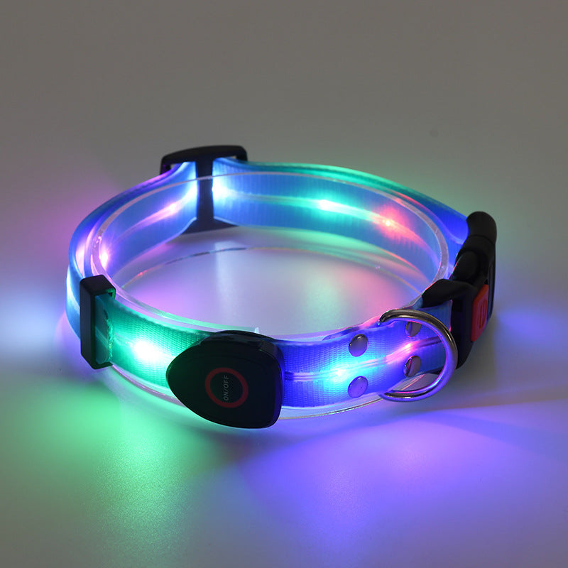 LED Luminous Pet Collar ( USB Rechargeable )